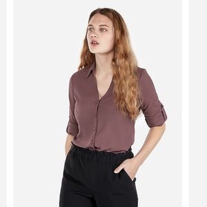 Express slim fit portofino shirt